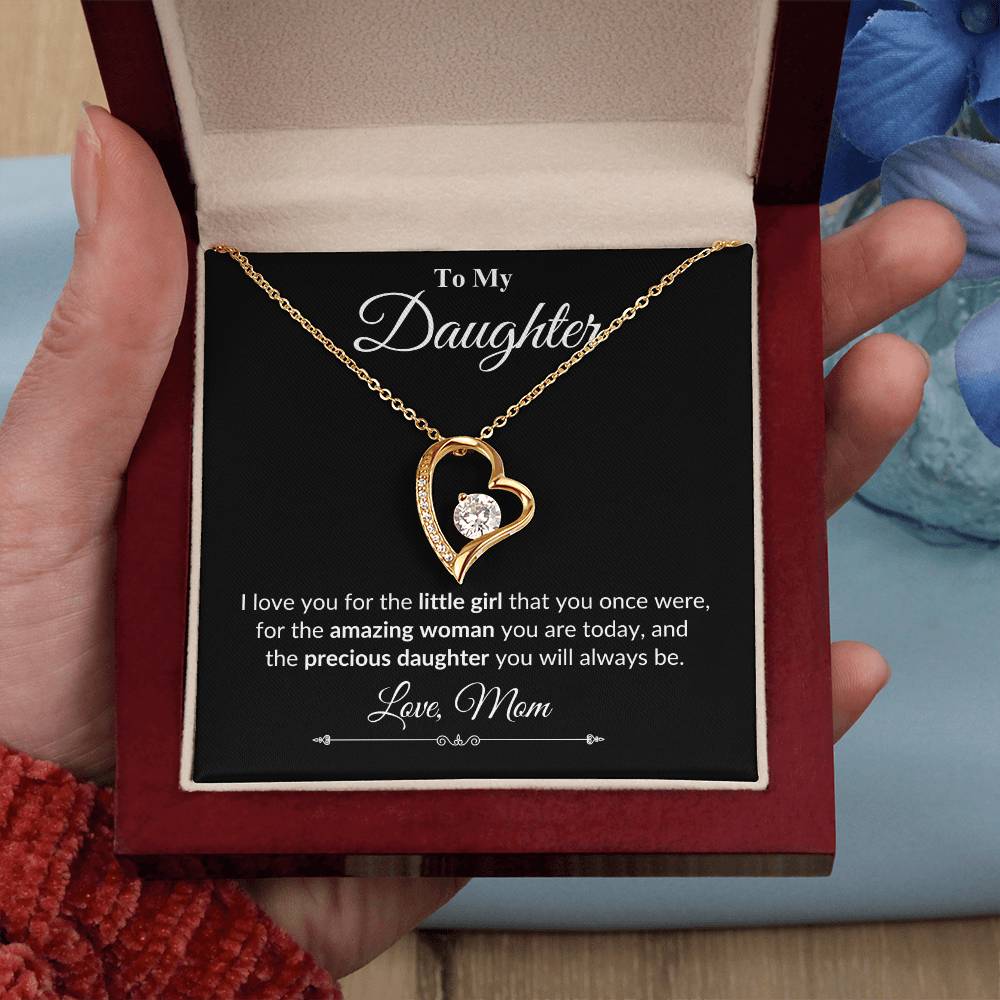 Precious Daughter | Gift From Mom | Forever Love Necklace