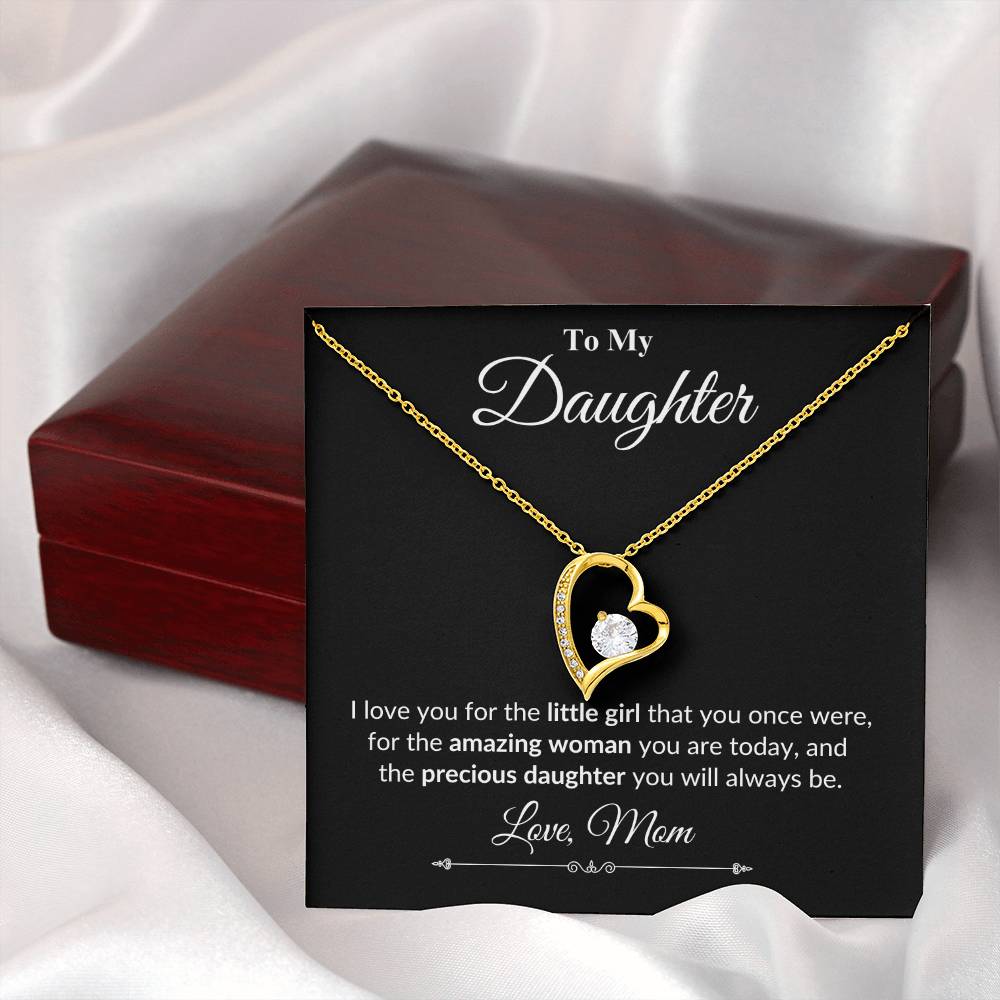 Precious Daughter | Gift From Mom | Forever Love Necklace