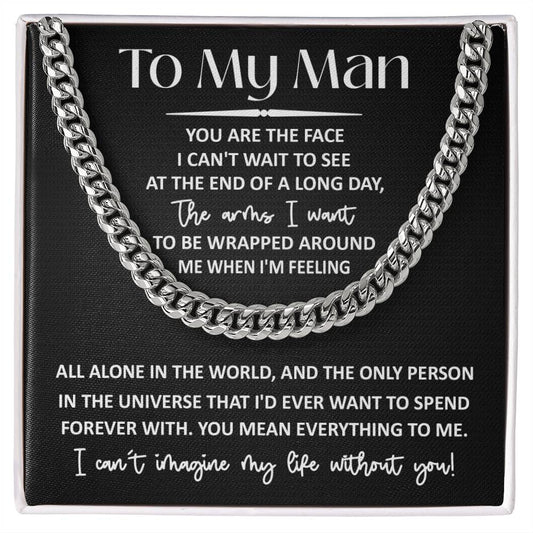 To My Man | Mean Everything | Cuban Link Chain