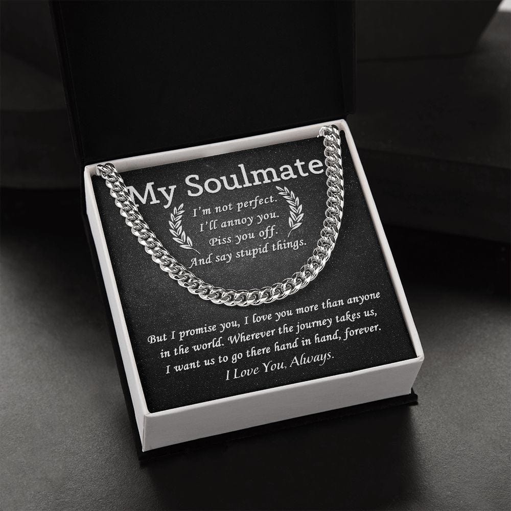 My Soulmate | I Love You Always | Cuban Link Chain - JENACDirect