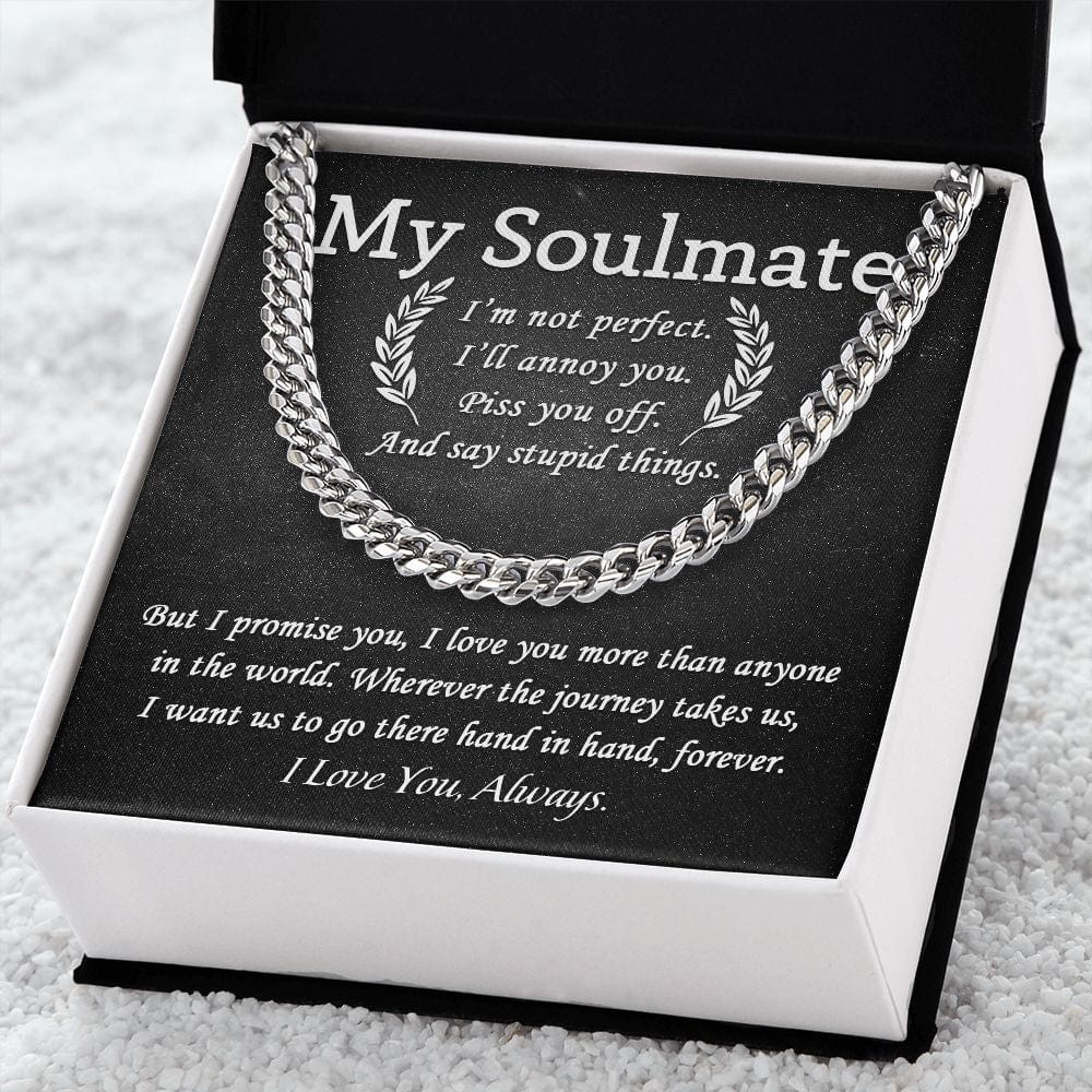 My Soulmate | I Love You Always | Cuban Link Chain - JENACDirect