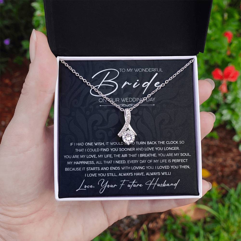 To My Wonderful Bride | Alluring Beauty Necklace - JENACDirect