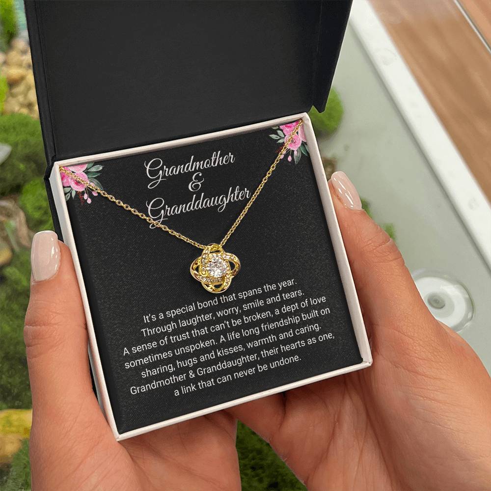 Grandmother & Granddaughter | Special Bond | Love Knot Necklace