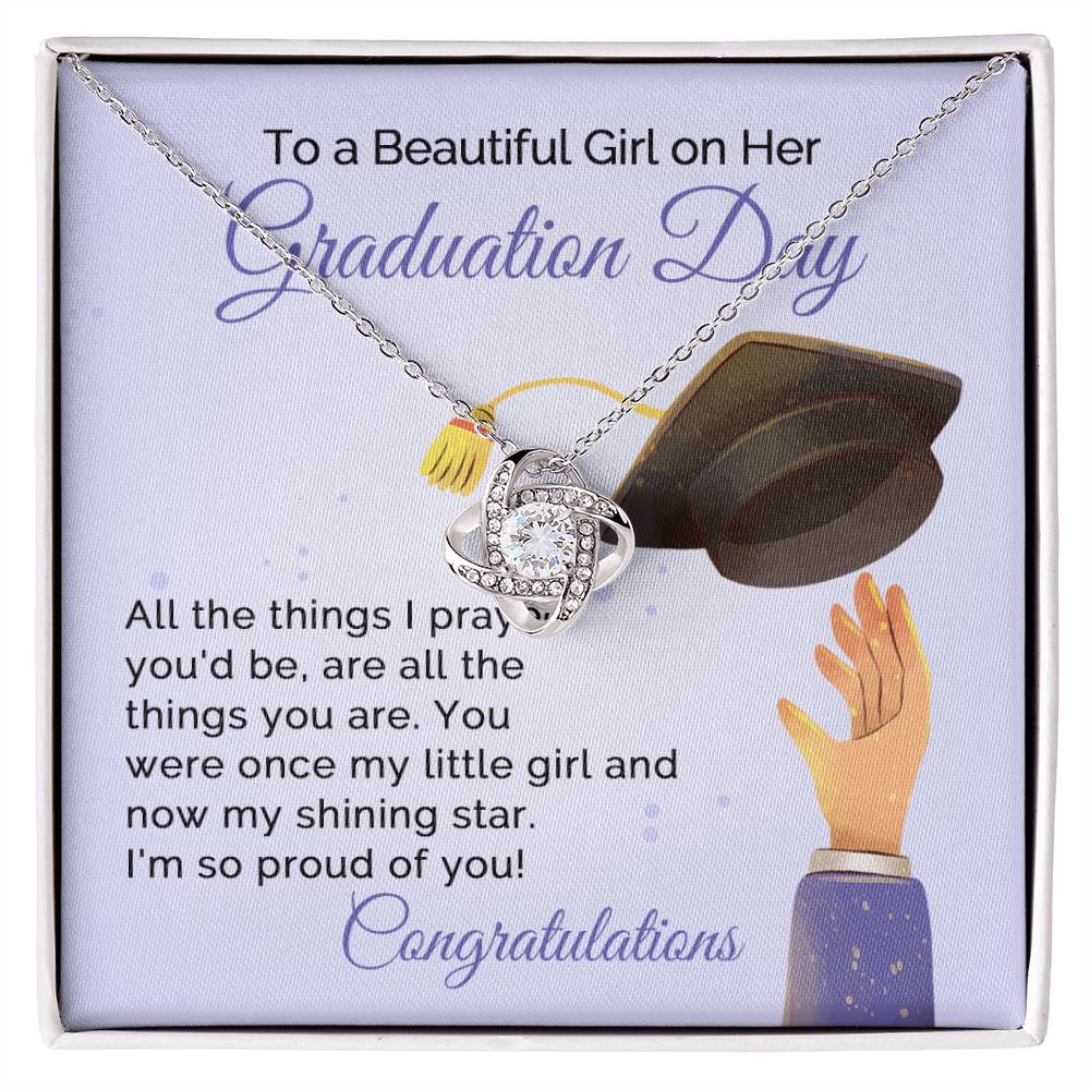 To A Beautiful Girl on Her Graduation Day | Love Knot Necklace