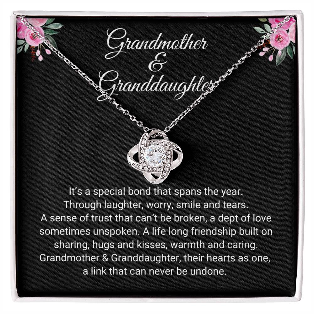 Grandmother & Granddaughter | Special Bond | Love Knot Necklace