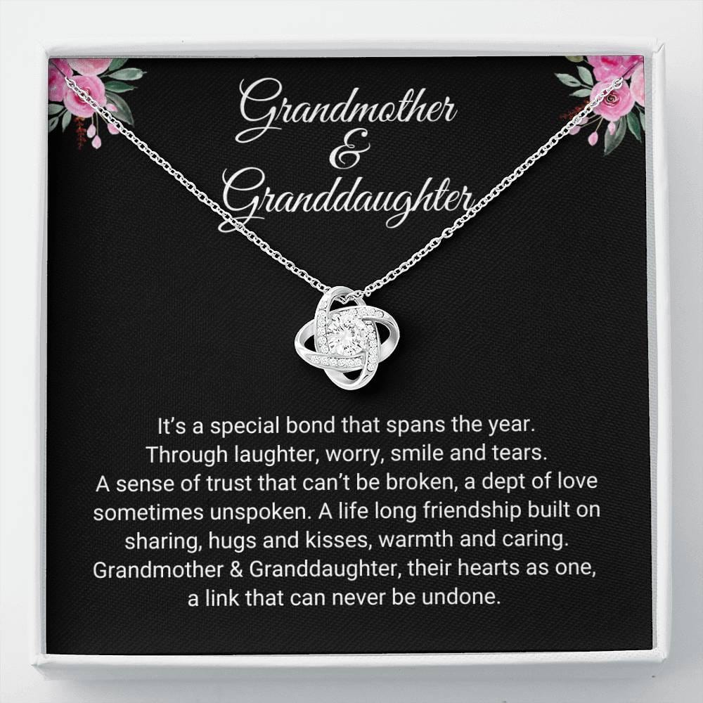 Grandmother & Granddaughter | Special Bond | Love Knot Necklace