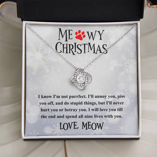 Meowy Christmas | Love Know Necklace