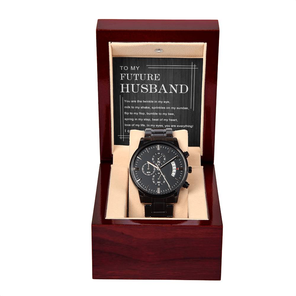 To My Future Husband | Chronograph Watch - JENACDirect