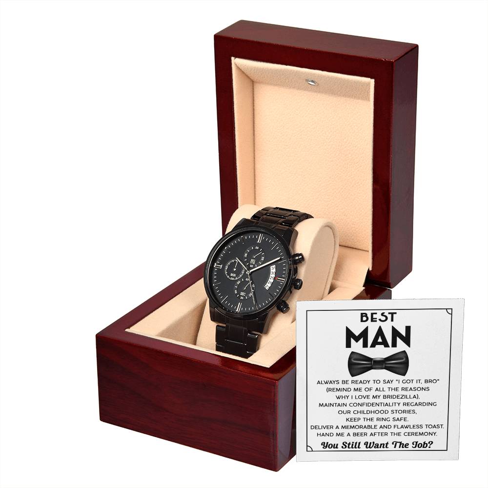 Best Man Chronograph Watch - JENACDirect