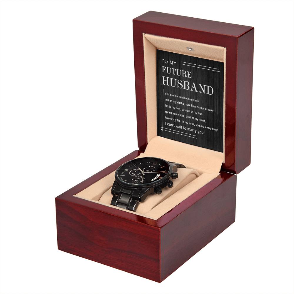 To My Future Husband | Chronograph Watch - JENACDirect