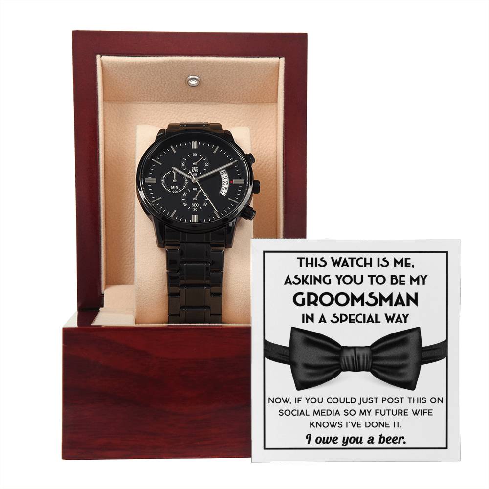 Groomsman | Special Way | Chronograph Watch - JENACDirect