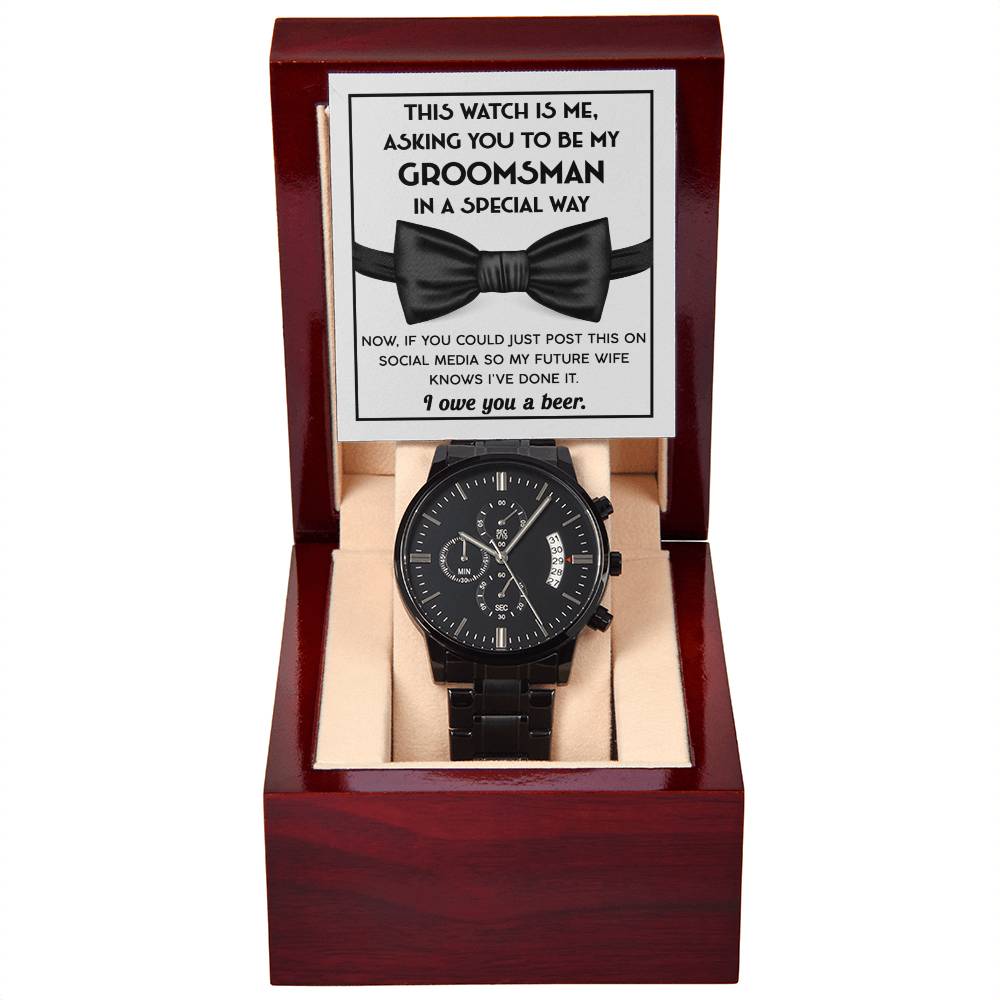 Groomsman | Special Way | Chronograph Watch - JENACDirect