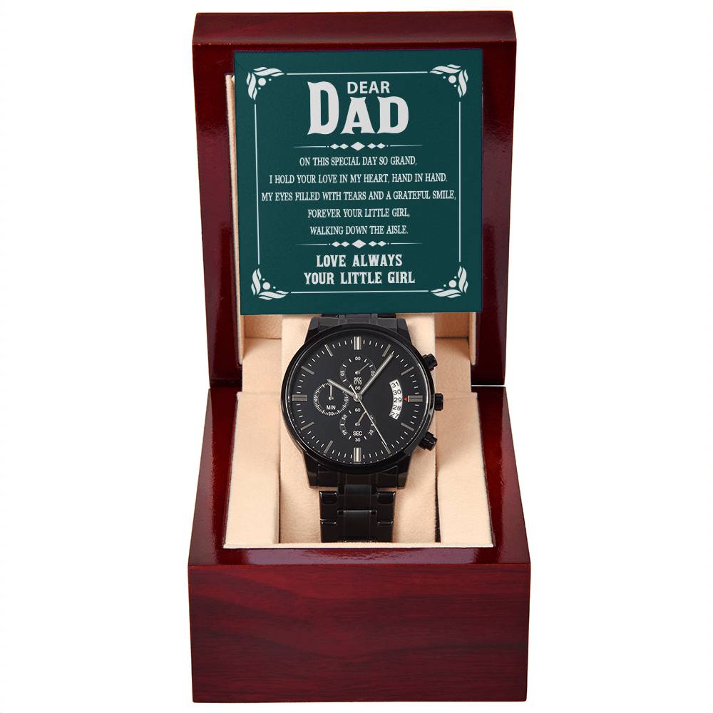 Dear Dad | Love Always | Chronograph Watch - JENACDirect