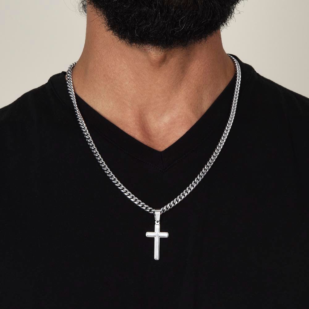 To Our Son Cross Necklace | Gift For Graduation | Birthday