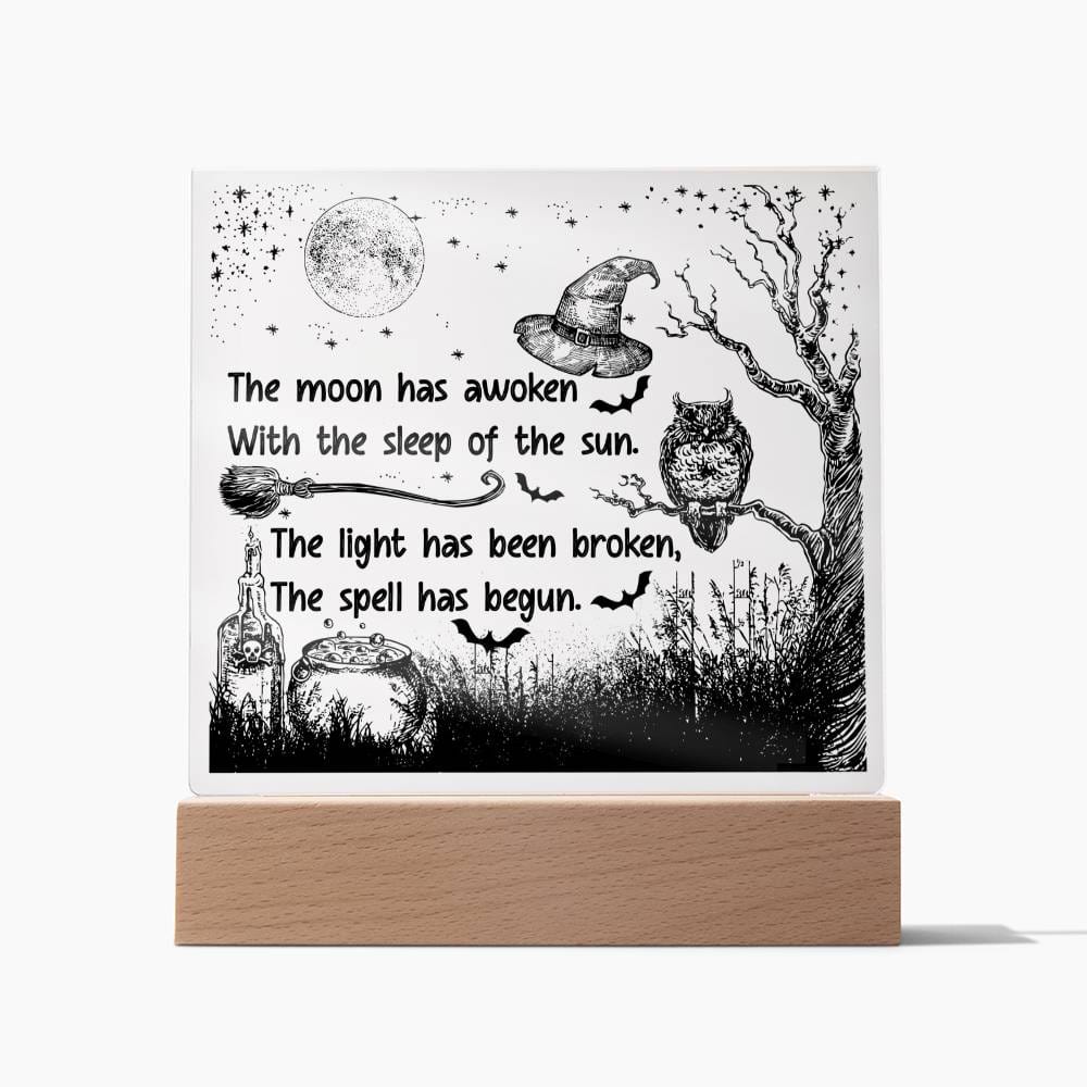 Halloween The Spell Begun | Acrylic Plaque - JENACDirect