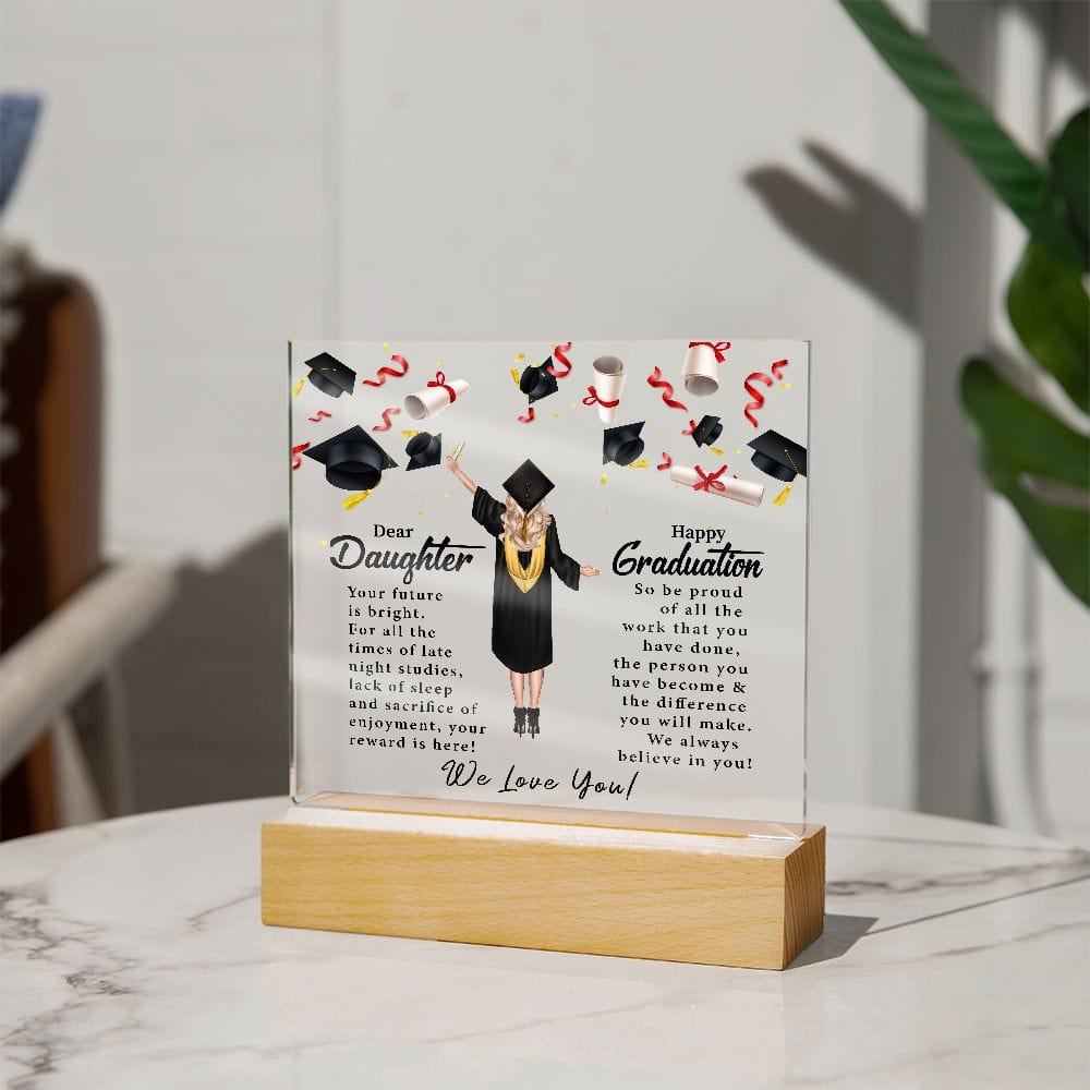 Dear Daughter | Happy Graduation | Acrylic Plaque - JENACDirect