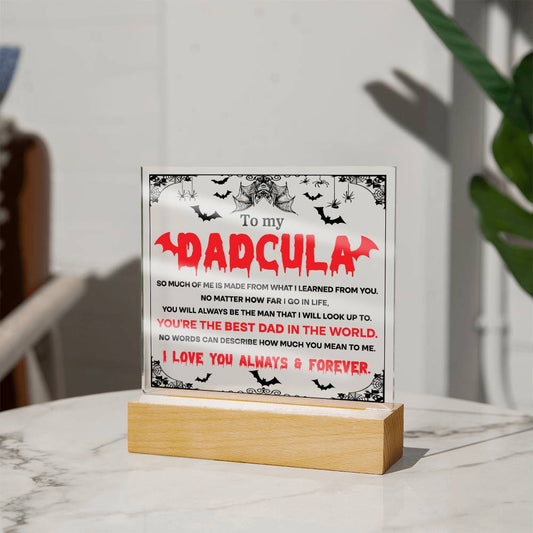 To My Dadcula Acrylic Plaque - JENACDirect