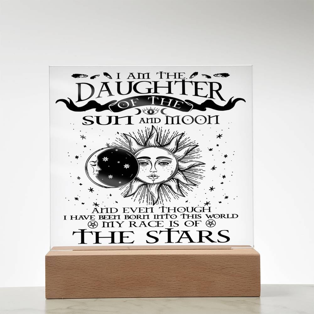 Daughter Of The Sun And Moon | Acrylic Plaque - JENACDirect