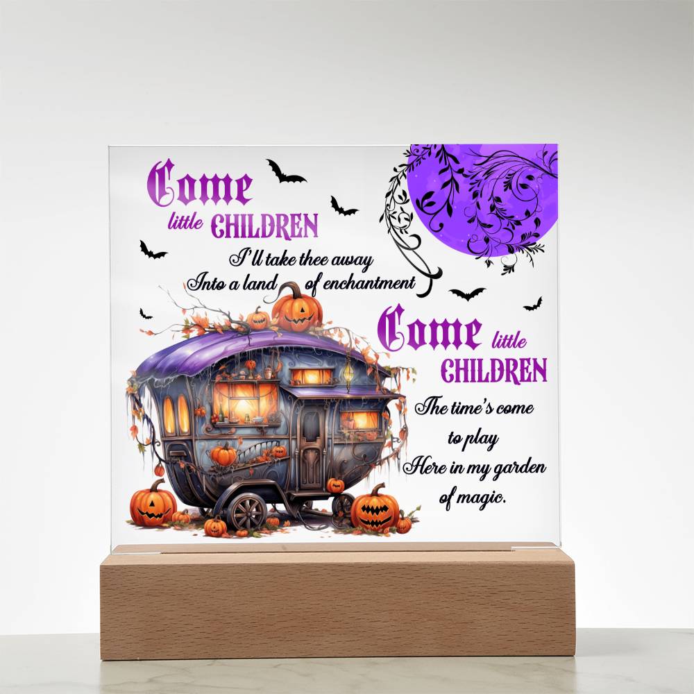 Halloween Garden of Magic | Acrylic Plaque - JENACDirect