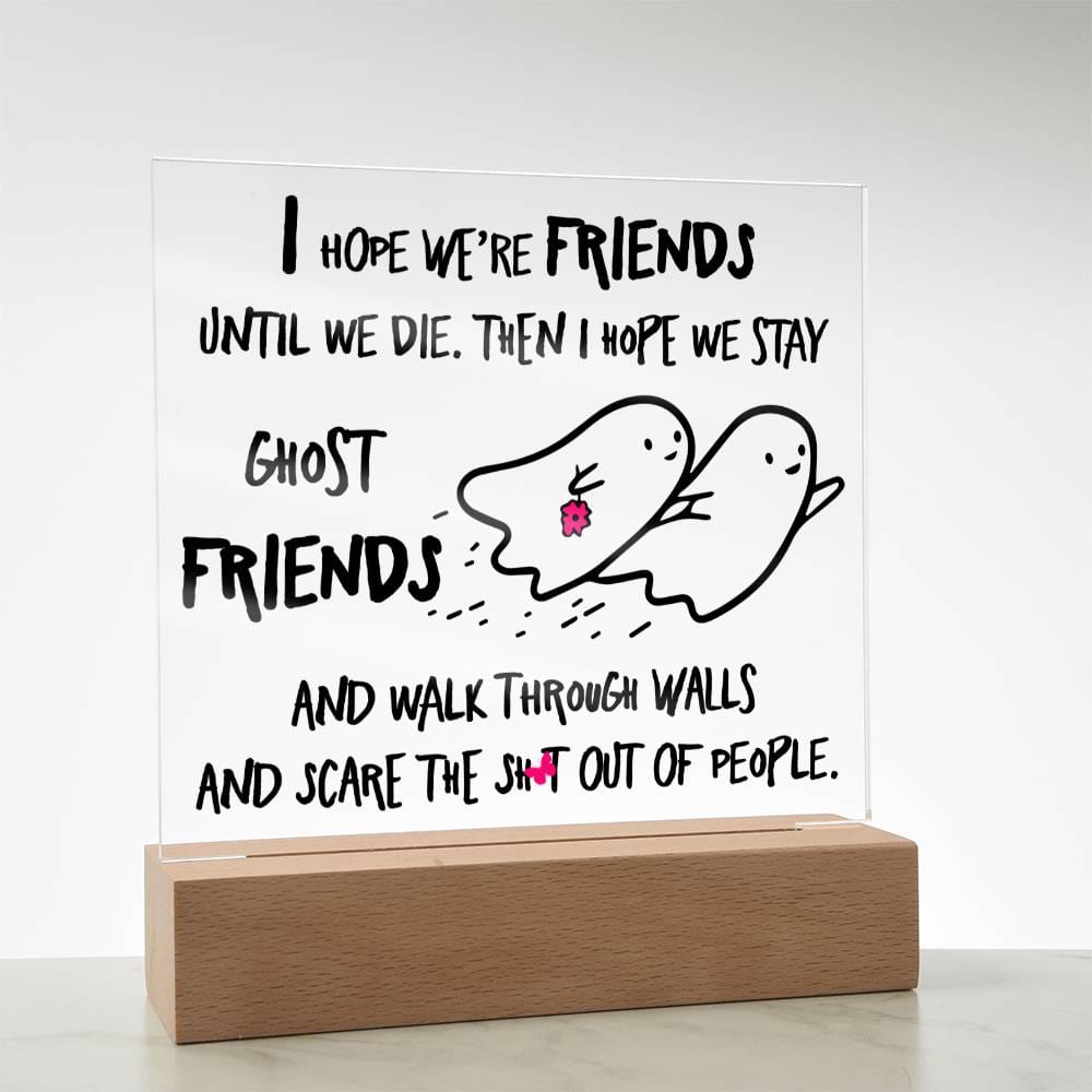 Halloween Ghost Friends | Acrylic Plaque - JENACDirect