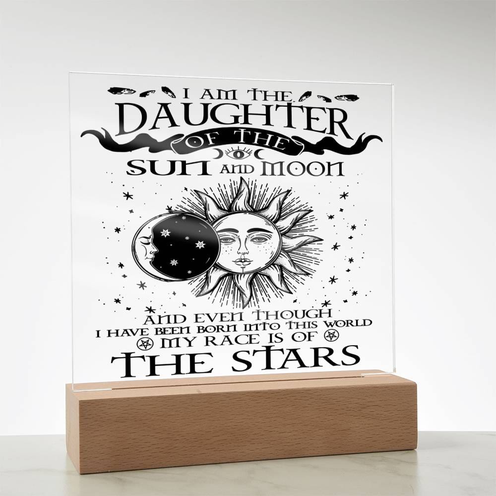 Daughter Of The Sun And Moon | Acrylic Plaque - JENACDirect