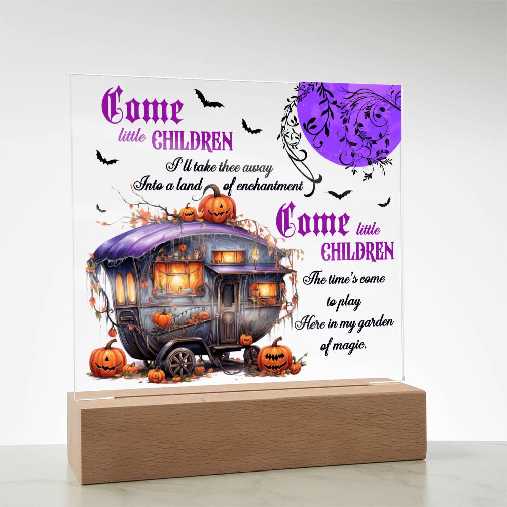 Halloween Garden of Magic | Acrylic Plaque - JENACDirect