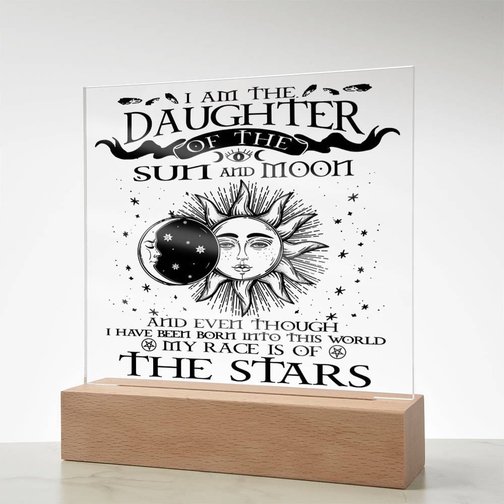 Daughter Of The Sun And Moon | Acrylic Plaque - JENACDirect