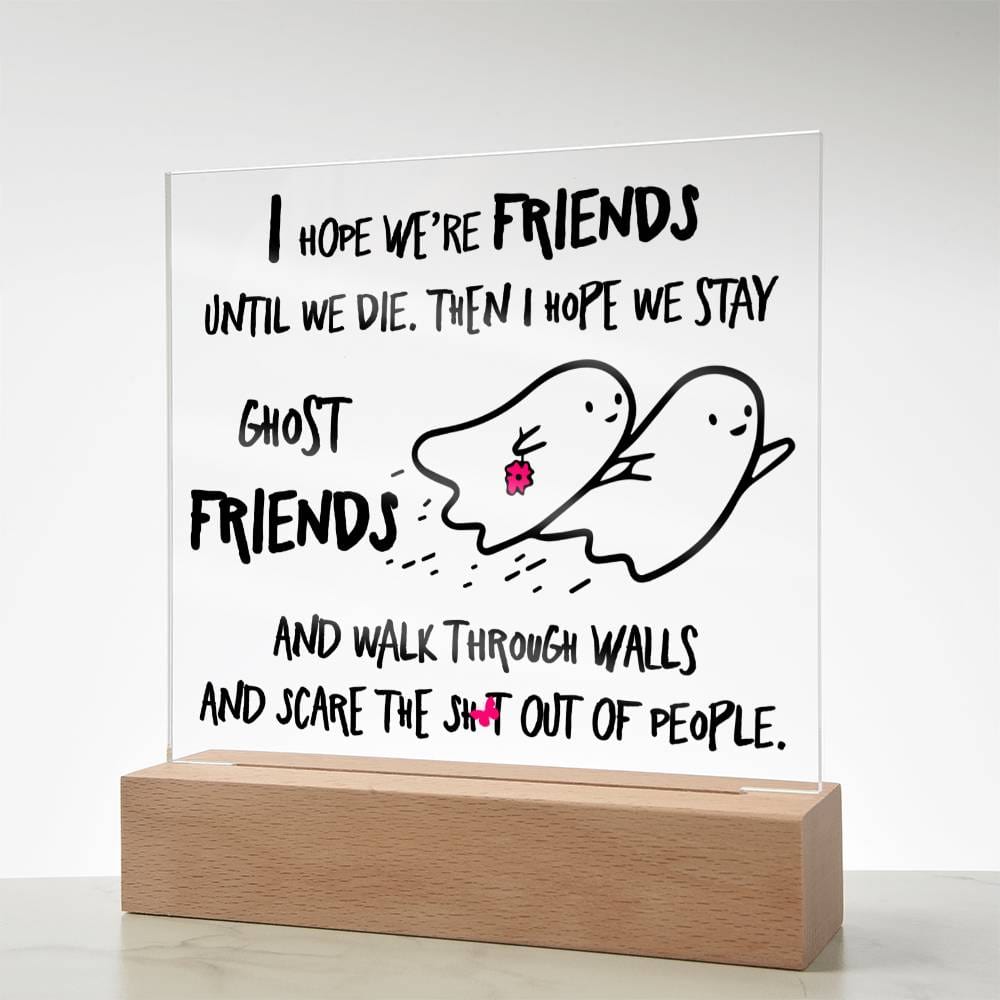 Halloween Ghost Friends | Acrylic Plaque - JENACDirect