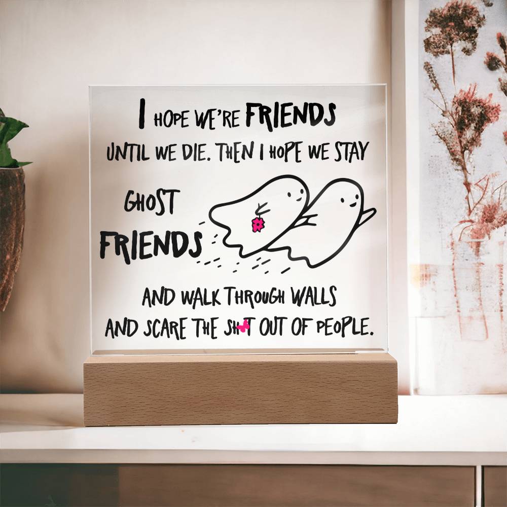 Halloween Ghost Friends | Acrylic Plaque - JENACDirect