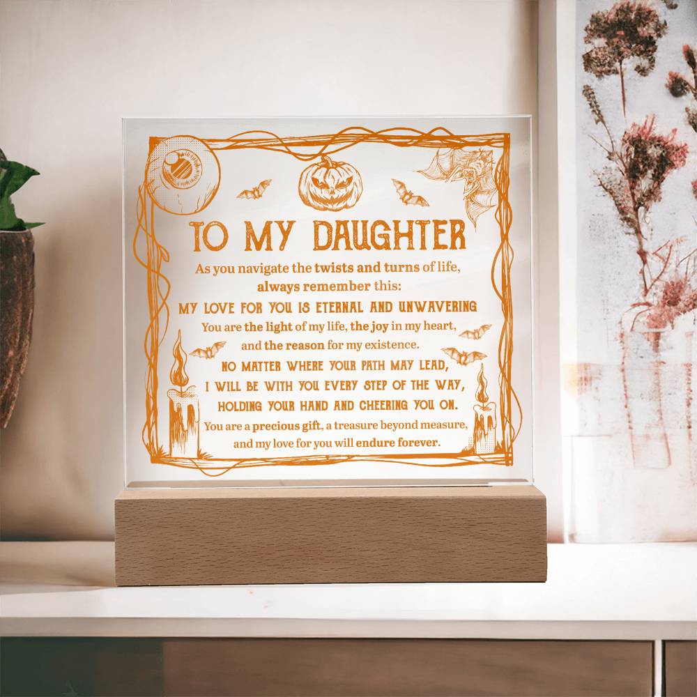 To My Daughter | Light of Life | Acrylic Plaque - JENACDirect