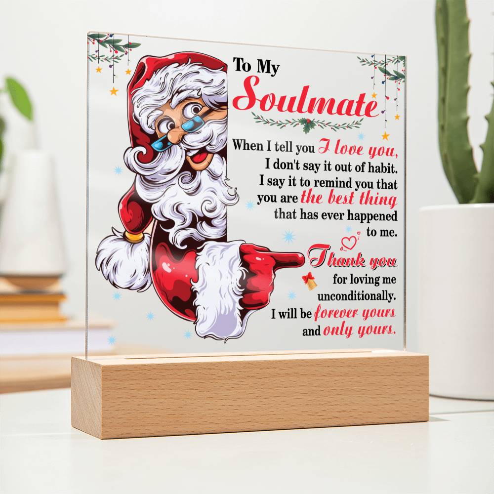 To My Soulmate | Forever Yours | Acrylic Plaque