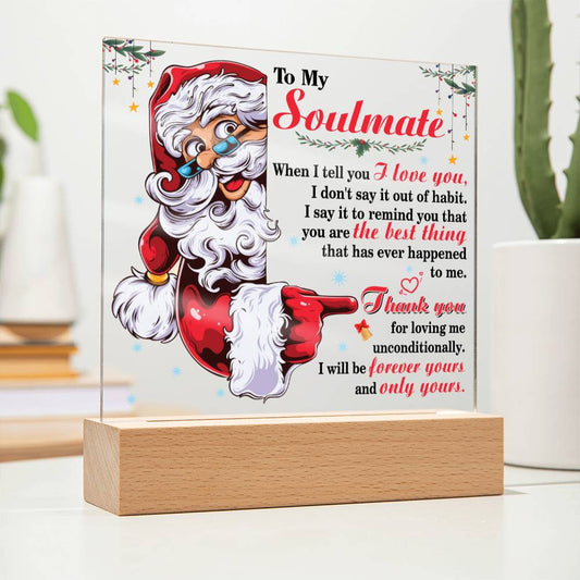 To My Soulmate | Forever Yours | Acrylic Plaque