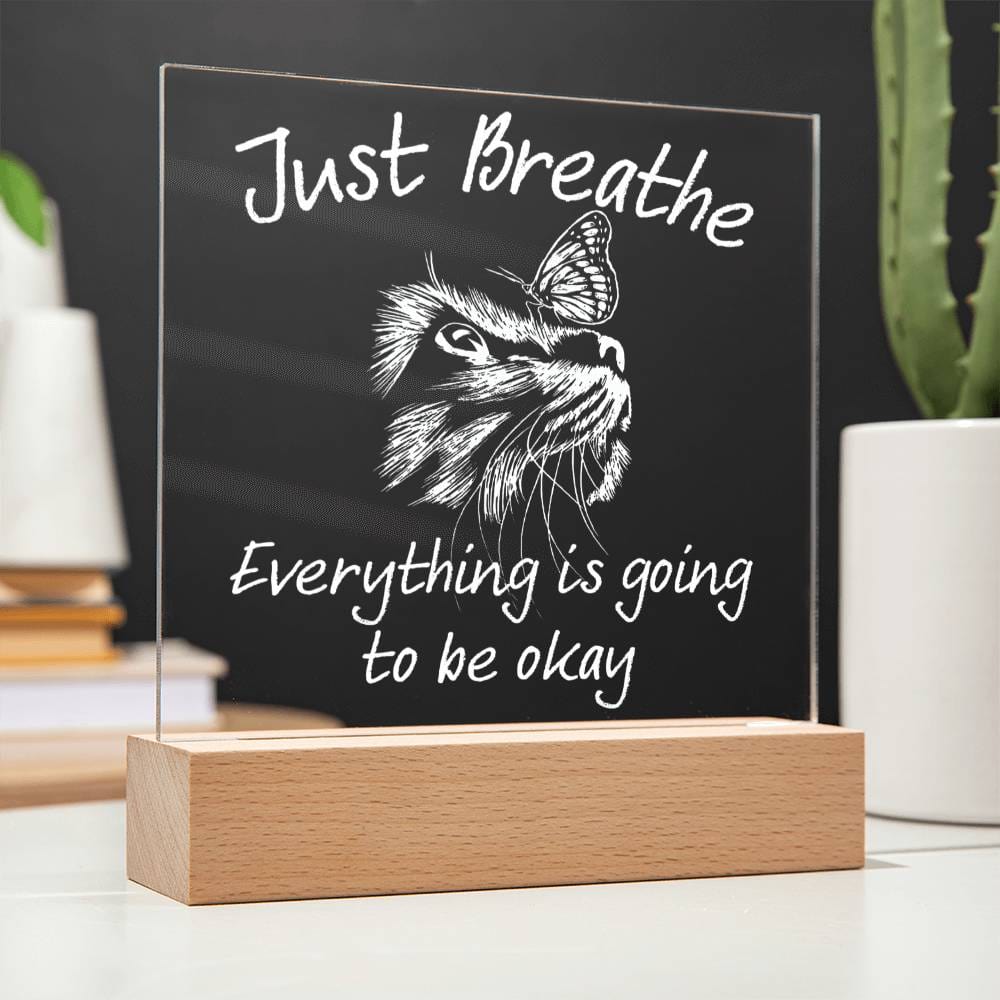 Just Breathe | Acrylic Plaque - JENACDirect