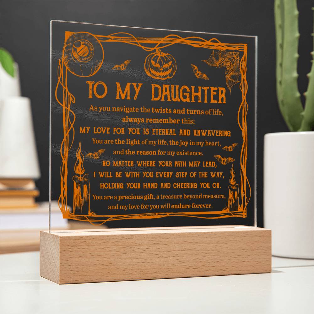 To My Daughter | Light of Life | Acrylic Plaque - JENACDirect