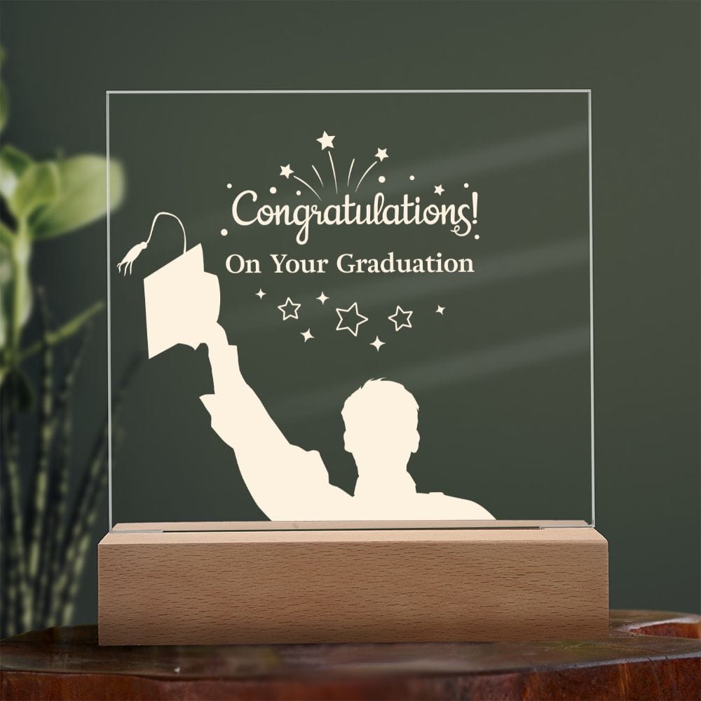 Congratulations on your Graduation Acrylic Plaque - JENACDirect