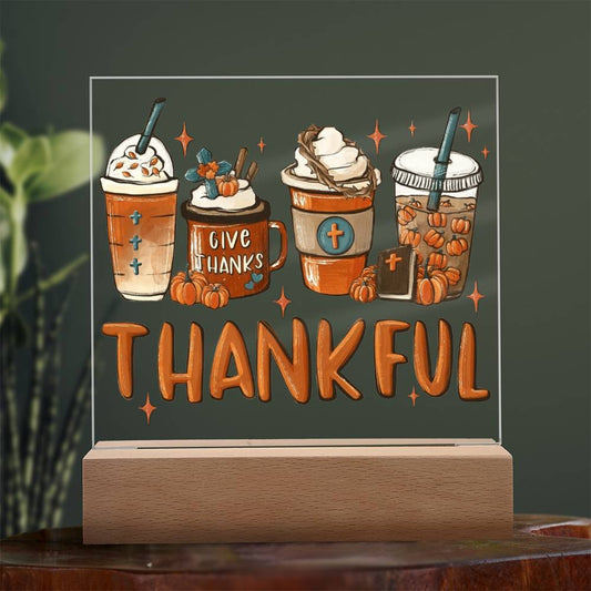 Give Thanks Acrylic Plaque - JENACDirect