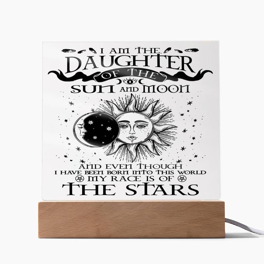 Daughter Of The Sun And Moon | Acrylic Plaque - JENACDirect