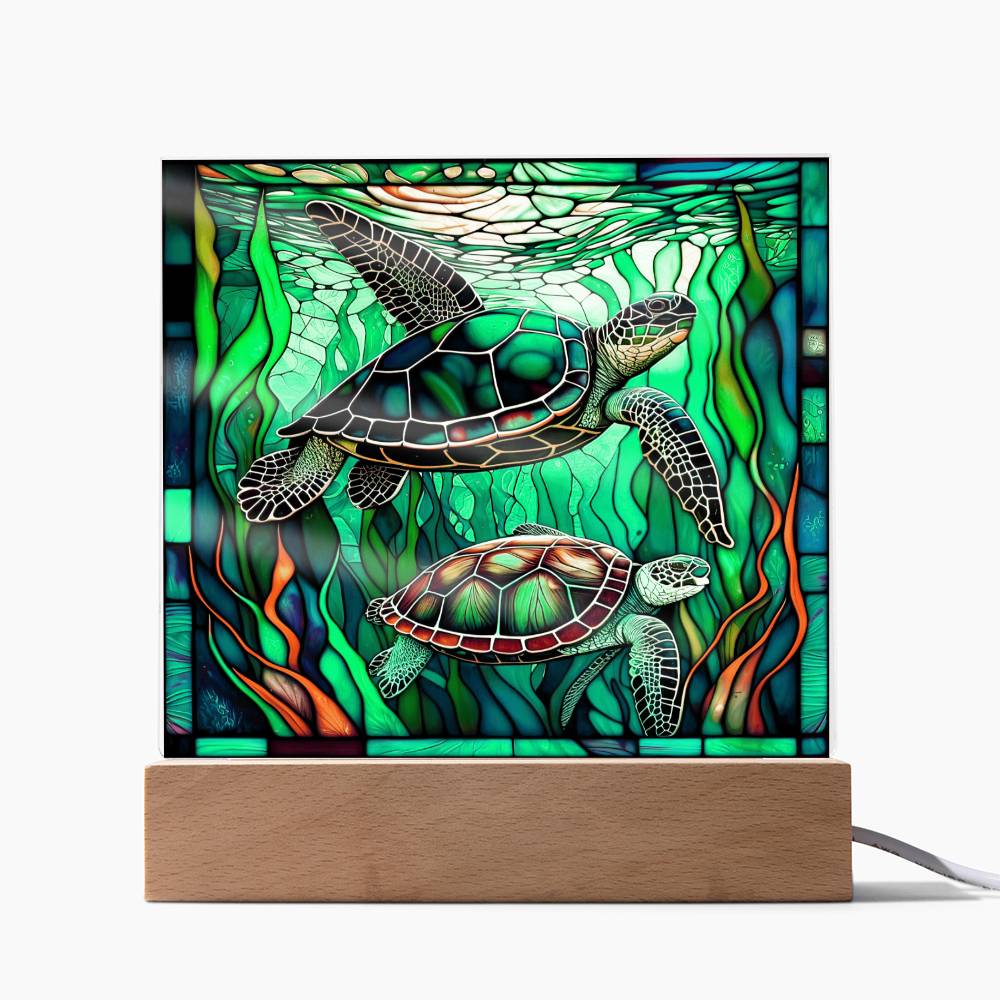 Stained Glass | Turtle | Acrylic Plaque