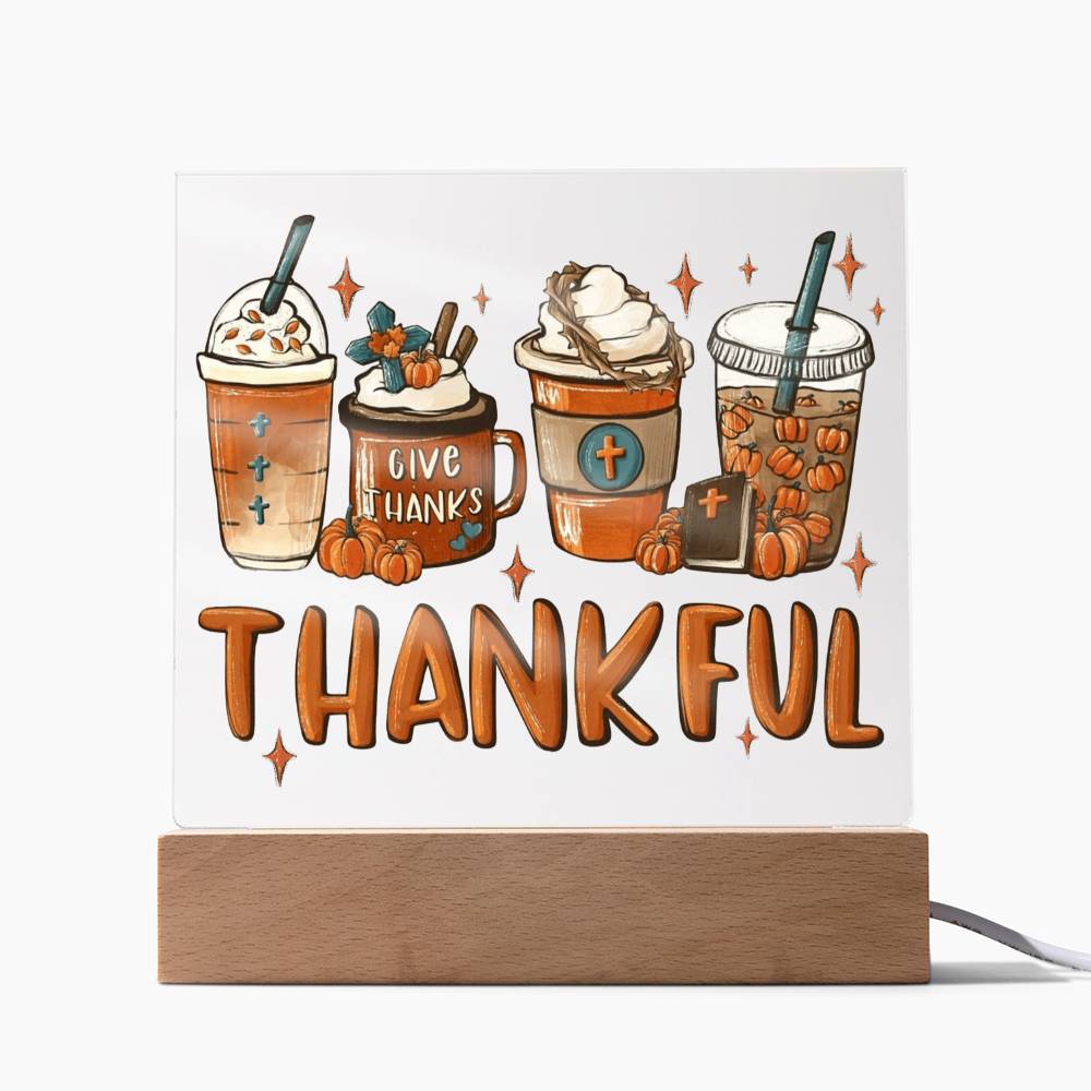 Give Thanks Acrylic Plaque - JENACDirect