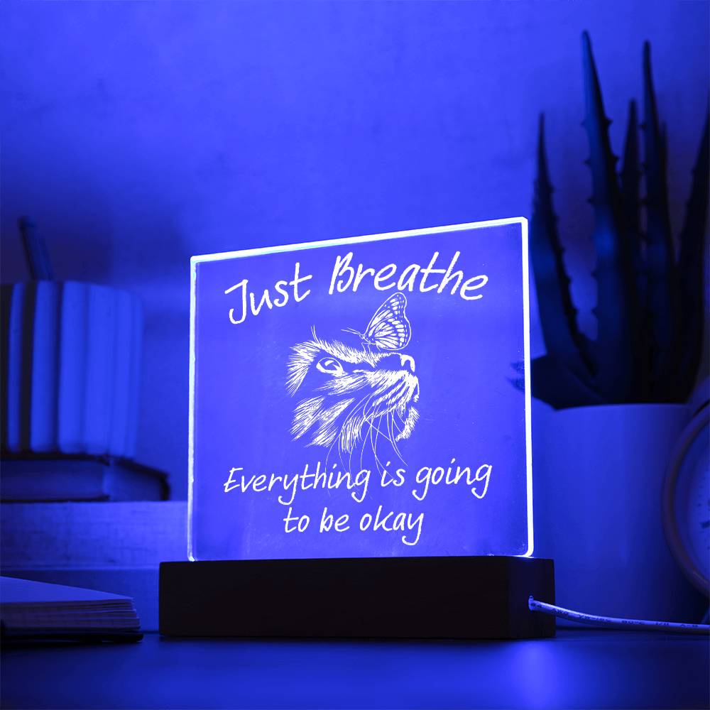 Just Breathe | Acrylic Plaque - JENACDirect