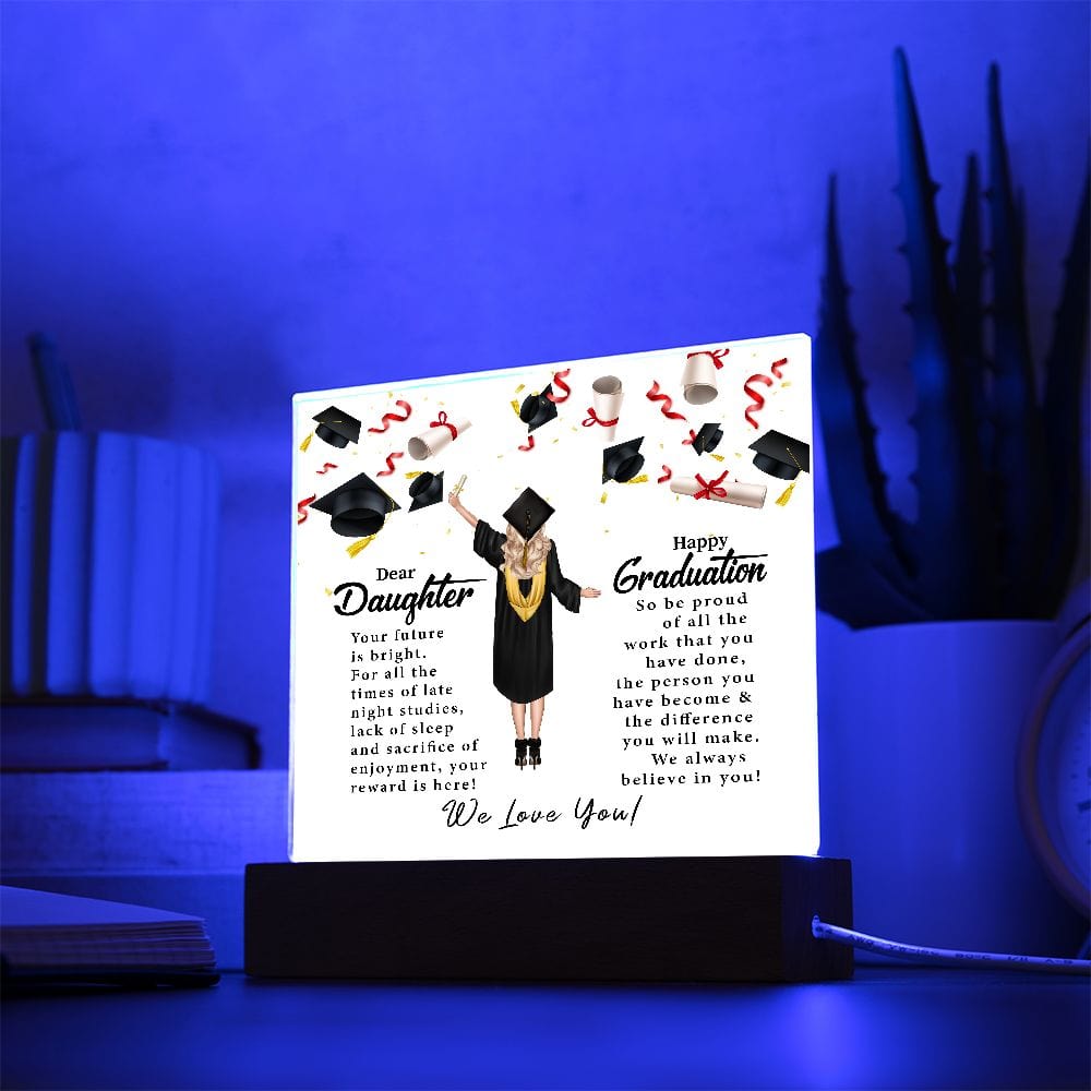 Dear Daughter | Happy Graduation | Acrylic Plaque - JENACDirect