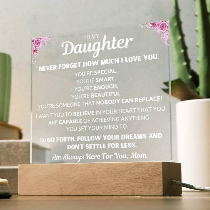 Gift From Mom To My Daughter | You'Re Special | Acrylic Plaque