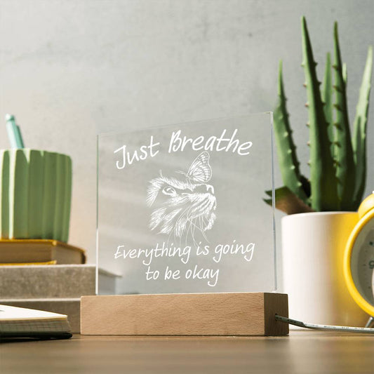 Just Breathe | Acrylic Plaque - JENACDirect