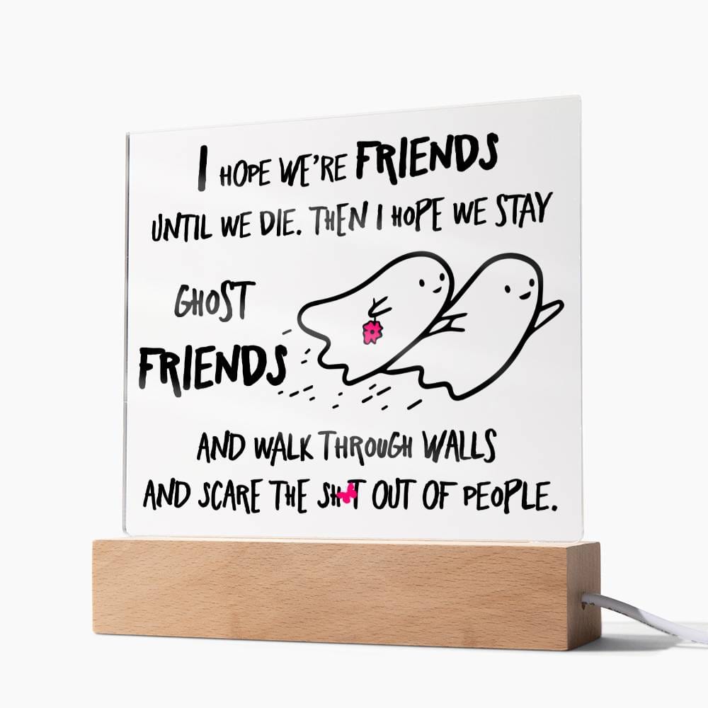 Halloween Ghost Friends | Acrylic Plaque - JENACDirect