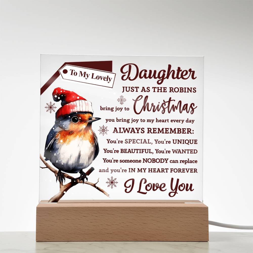 Daughter | Robin Bring Joy | Acrylic Plaque