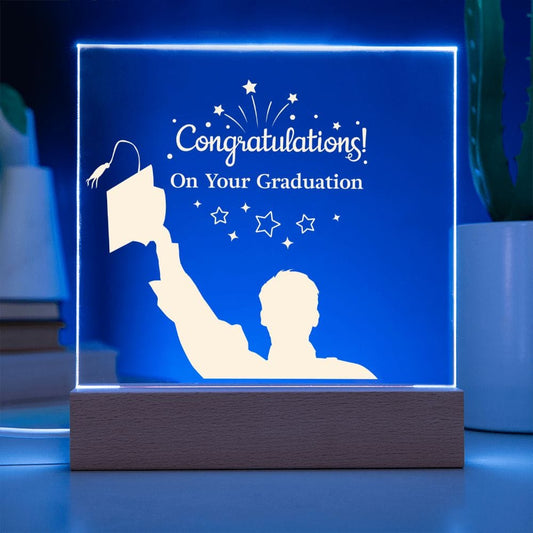 Congratulations on your Graduation Acrylic Plaque - JENACDirect