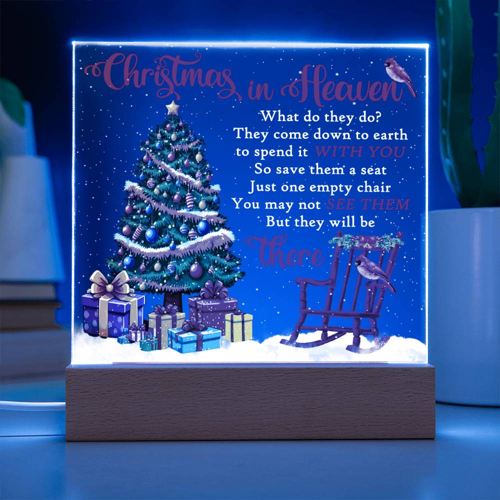 Christmas in Heaven | Acrylic Plaque - JENACDirect