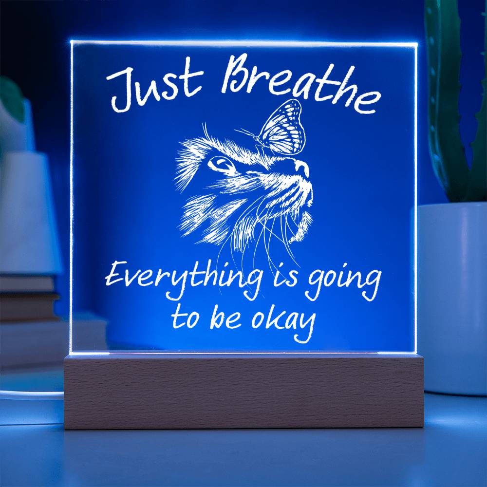 Just Breathe | Acrylic Plaque - JENACDirect