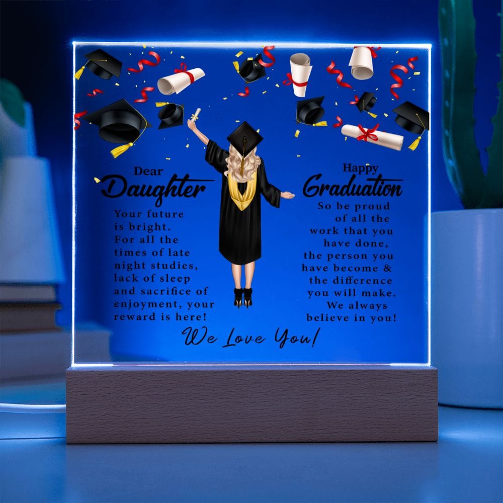 Dear Daughter | Happy Graduation | Acrylic Plaque - JENACDirect