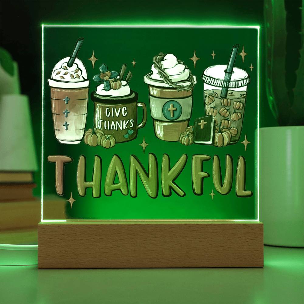 Give Thanks Acrylic Plaque - JENACDirect